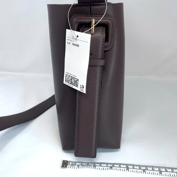 H&M NWT Dark Brown Crossbody Bag - Picture 4 of 15